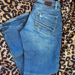 BKE Men's Straight Jeans - Blue